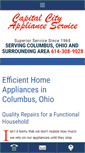 Mobile Screenshot of capitalcityapplianceservice.com